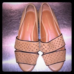 Rebecca Minkoff Leather slip on shoes.Vero Cuoio